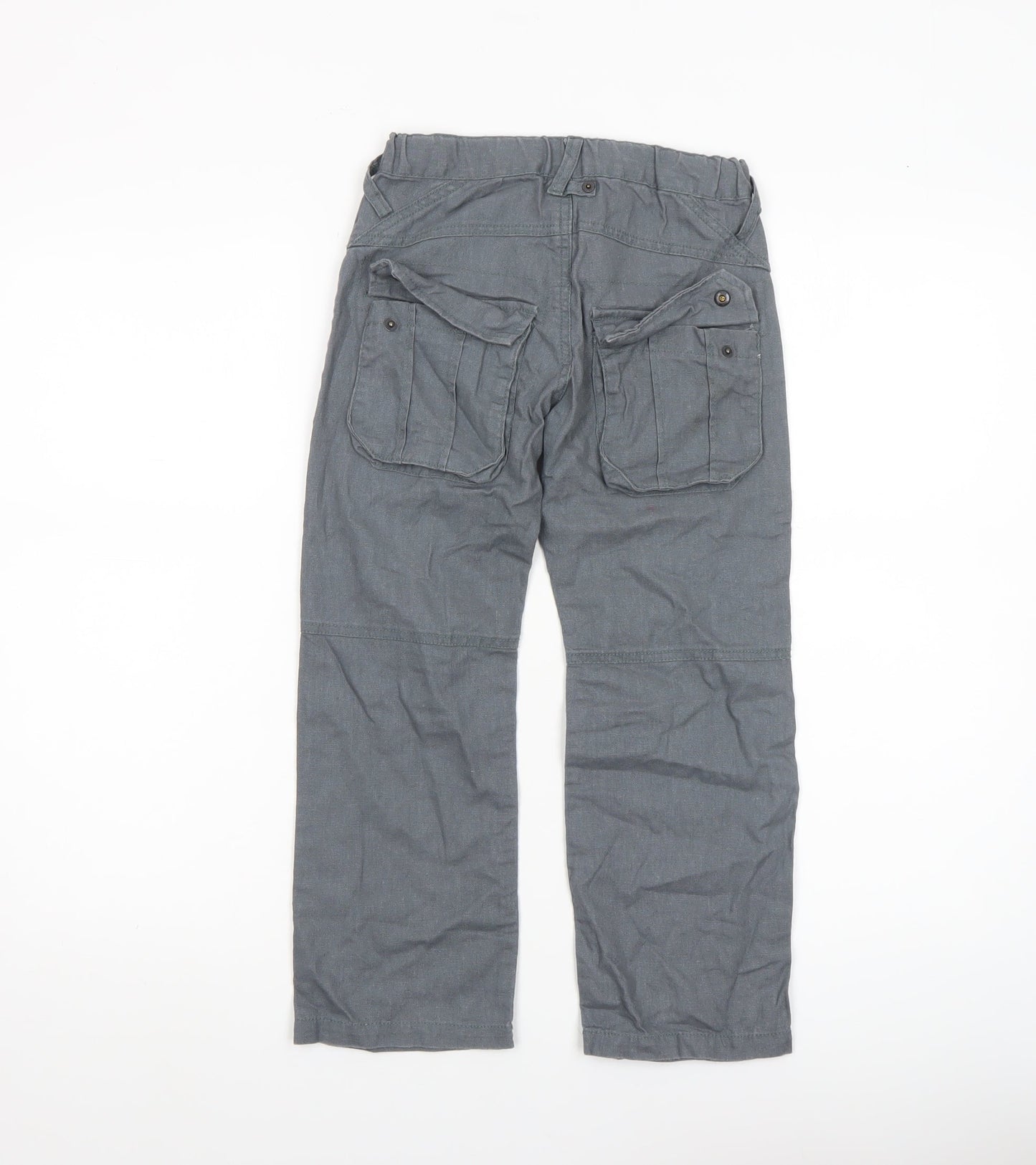 Name It Boys Grey Cargo Trousers 5 Years Regular Fit Cotton Blend