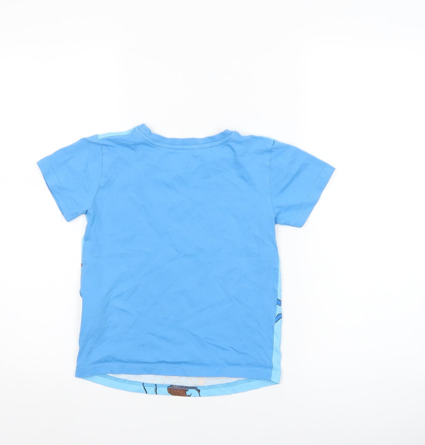 Dunnes Stores Boys Blue Toy Story 4 Short Sleeve Cotton T-Shirt 6-7 Years