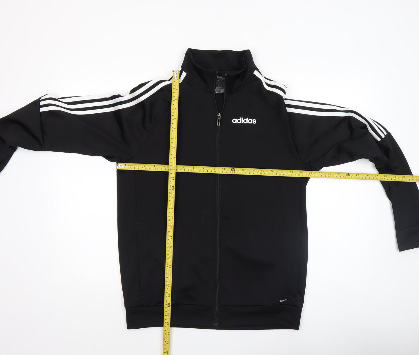 adidas Men's Black Full Zip Sports Jacket Size S Regular Fit