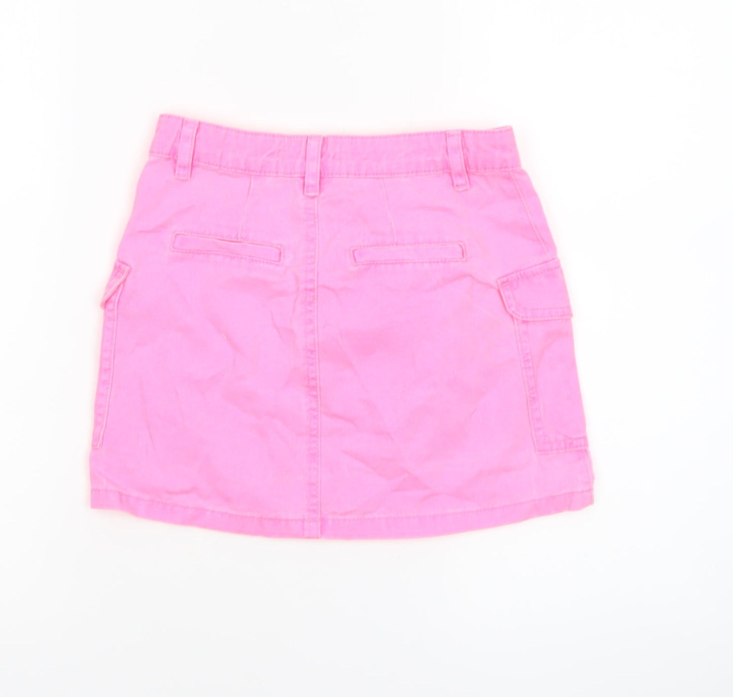 Primark Teens Pink Cotton Cargo Short Skirt 7-8 YRS
