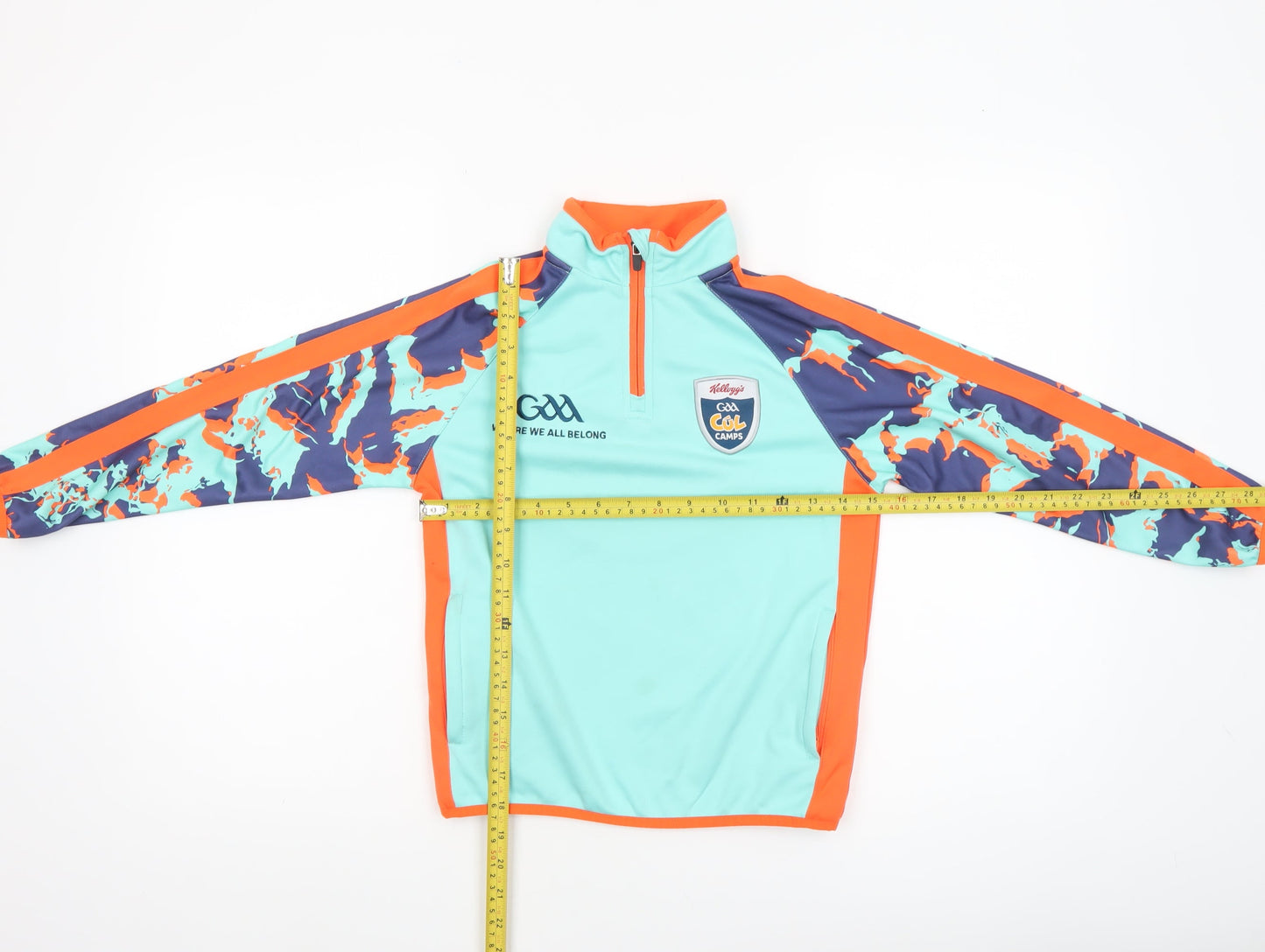 Masita Boys Blue 2 Years GAA Kellogg’s Cool Camps 1/4 Zip Pullover Top