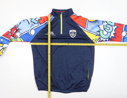 Back view of McKeever boys’ multicoloured 5 years 1/4 zip gaa kellogg’s pullover top
