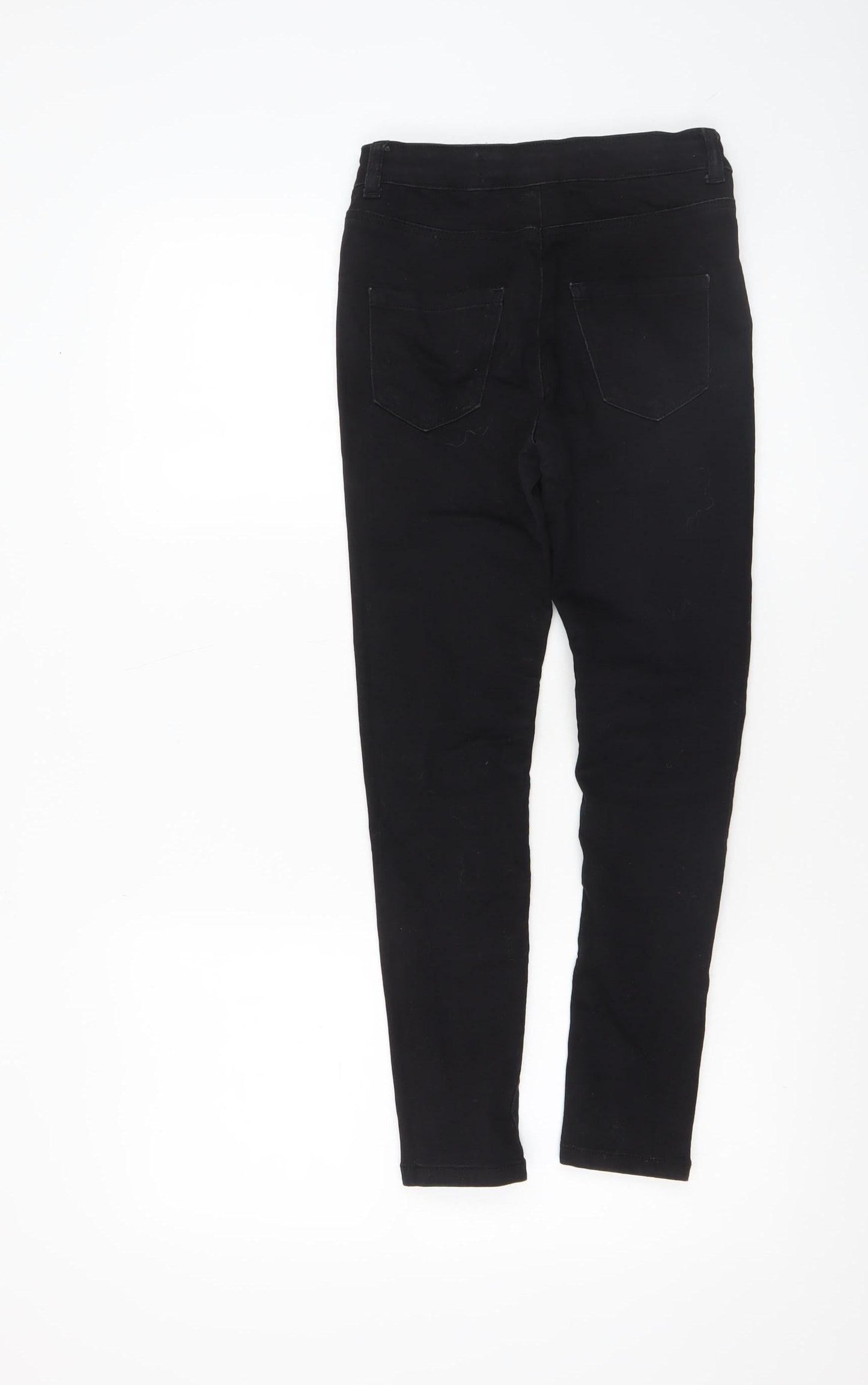 Denim Co Girls Black Super Skinny Jeans 9-10 Years Stretch Fit