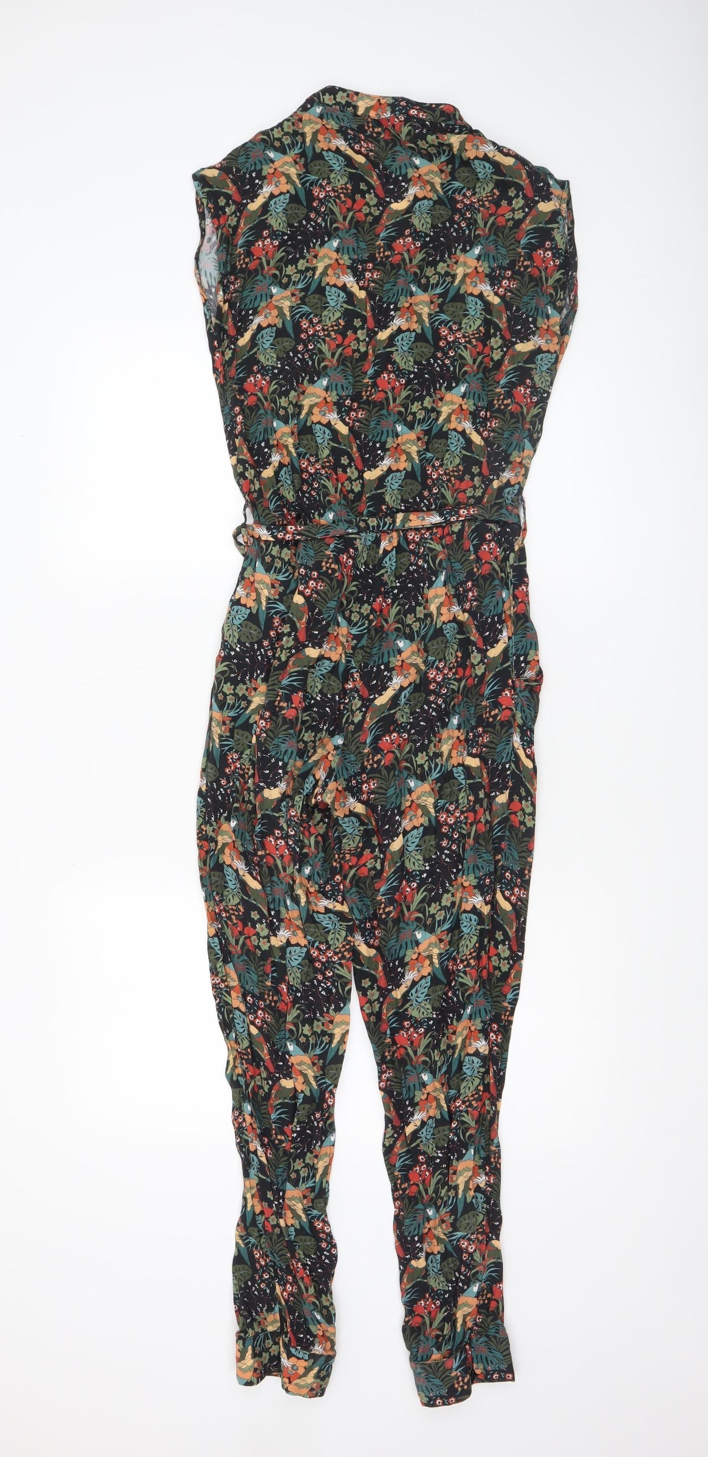Alfred & Sisters Women’s Multicoloured Floral Viscose Jumpsuit Size S