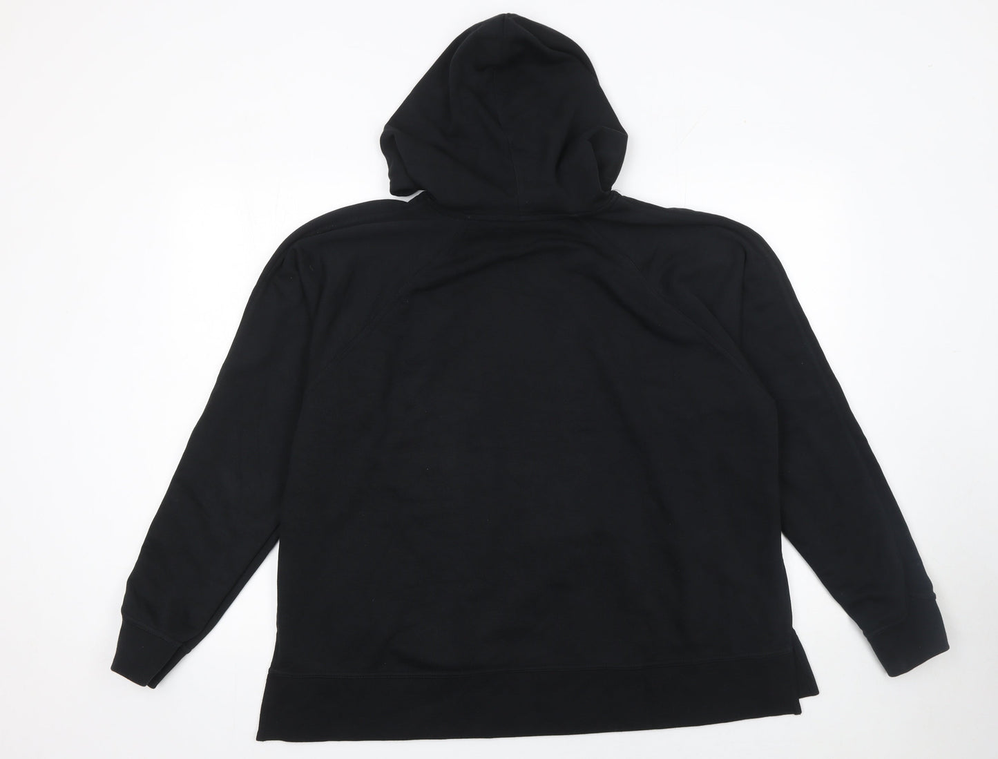 Nike Men's Black Dri-FIT Pullover Hoodie Large Cotton Blend
