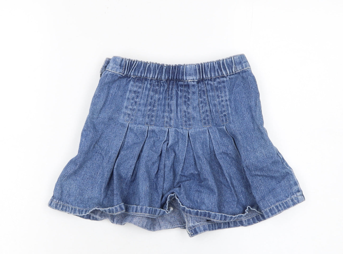 Girl2Girl Girls Blue Denim Pleated Short Skirt Age 6 Years
