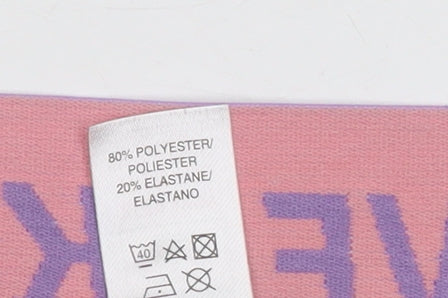 Dunnes Stores Girls Pink Biker Activewear Shorts 26in Waist
