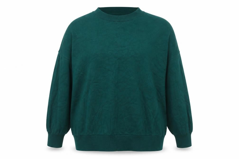 Oasis Women’s Green Crew Neck Relaxed Pullover Jumper 3XL