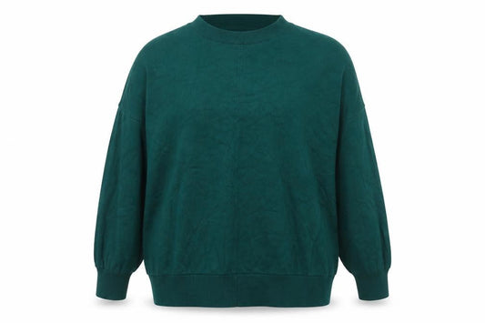 Oasis Women’s Green Crew Neck Relaxed Pullover Jumper 3XL