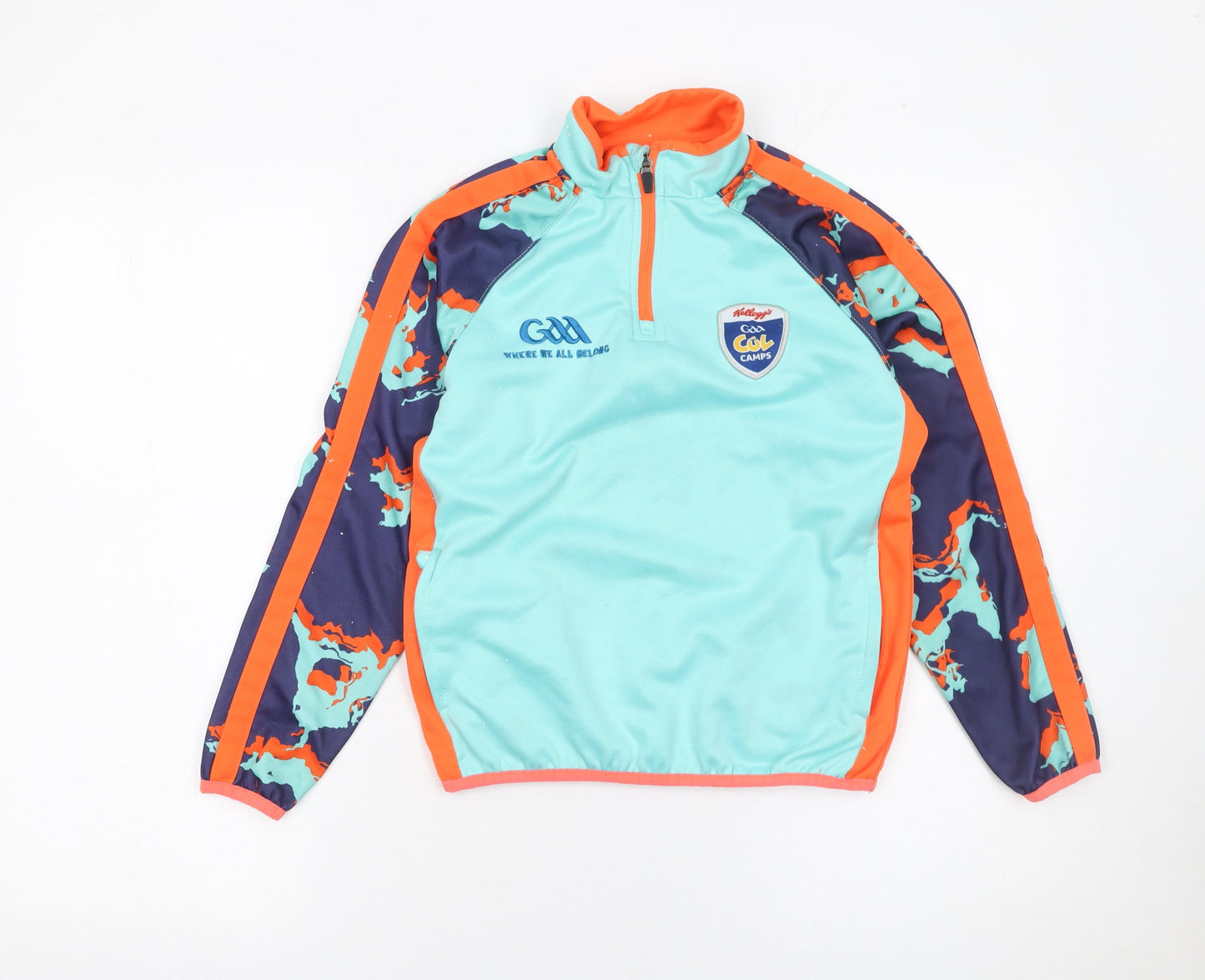 O'Neills Boys Blue 3-4 Years 1/4 Zip Sports Sweatshirt
