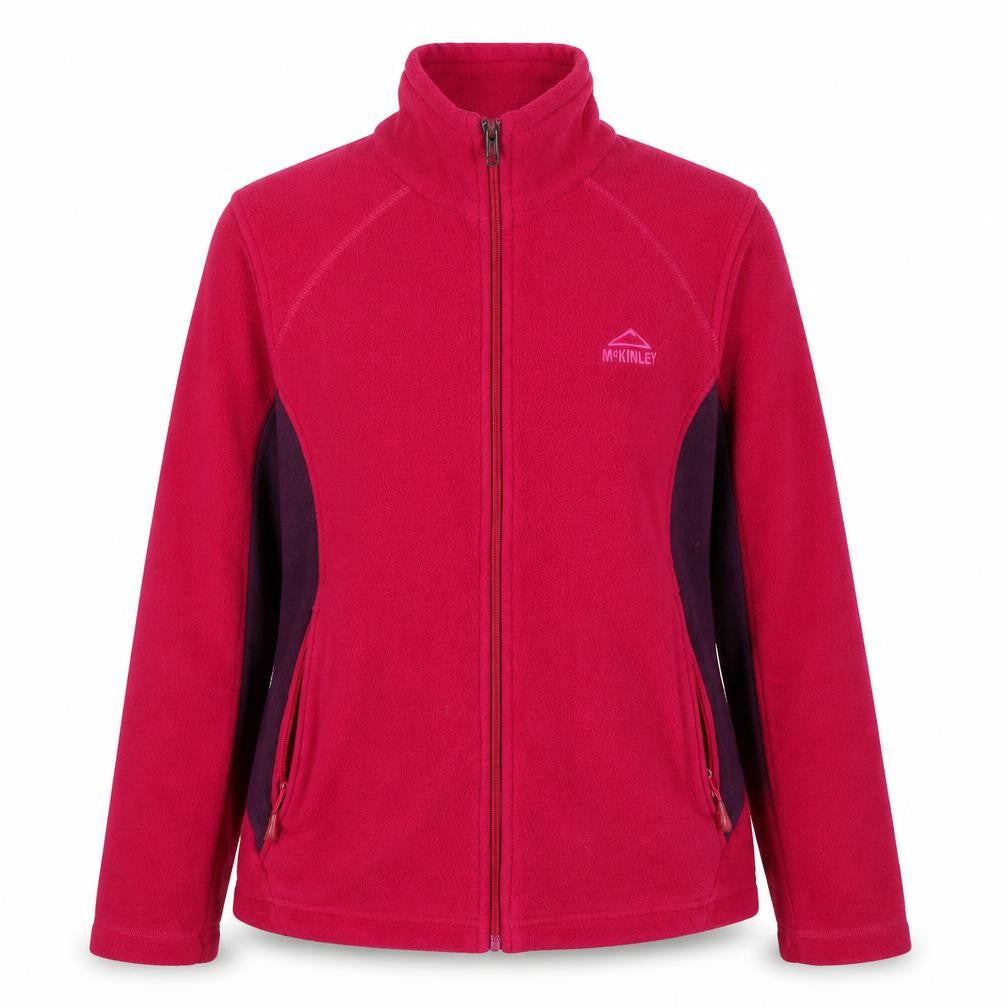 McKINLEY Women's Pink Fleece Full Zip Jacket Size 14