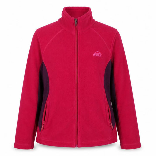 McKINLEY Women's Pink Fleece Full Zip Jacket Size 14