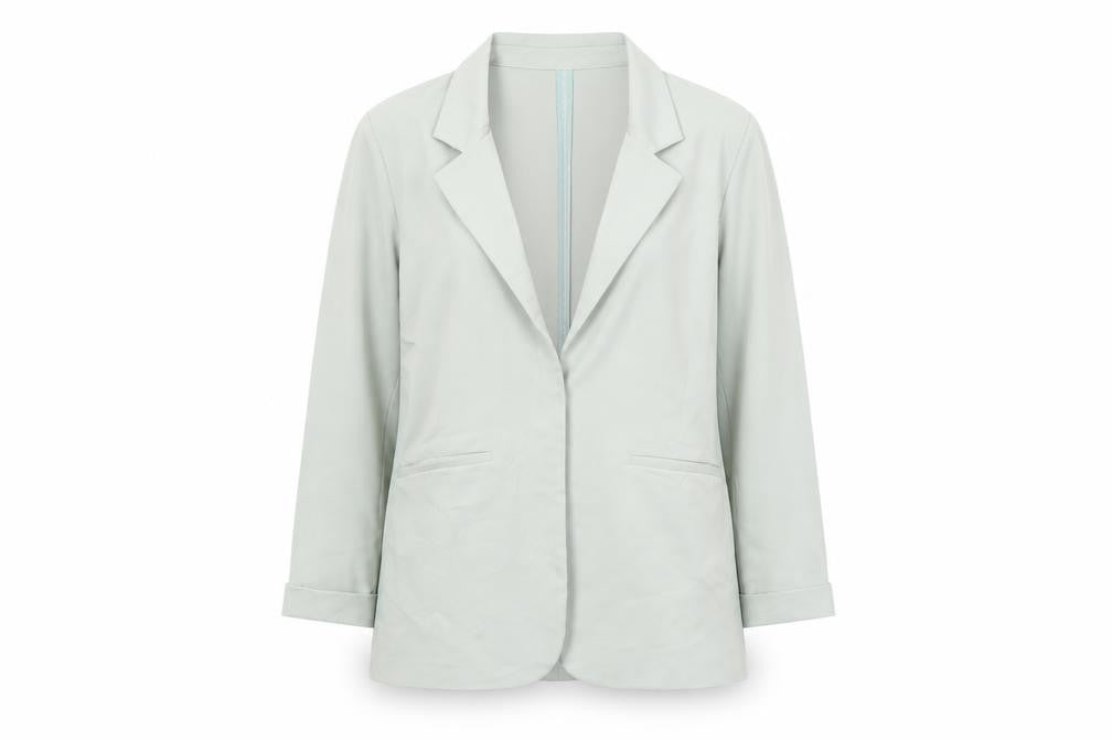 New Look Women’s Green Size 10 Single-Breasted Blazer Jacket