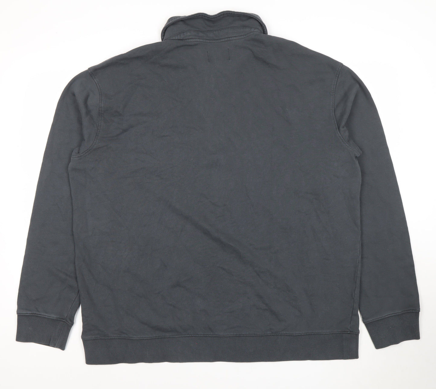 Goodfellow & Co Men’s Grey Cotton 1/2 Zip Collared Sweatshirt XL