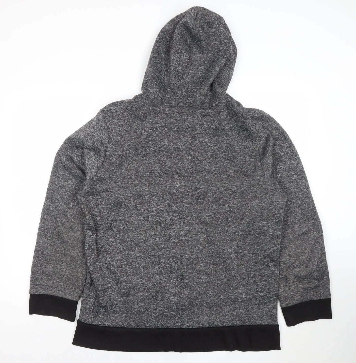 Brooklyn Xpress Men’s Grey Full Zip Hoodie Size L Regular Fit