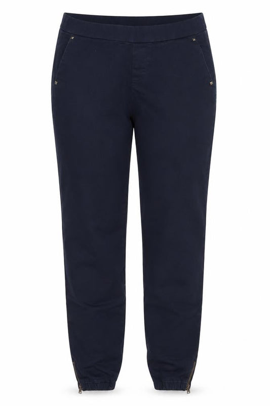 No2moro Women Blue Slim Jegging Jeans Size 8 with Stud Accents