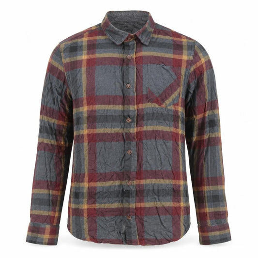 Brave Soul Men's Multicoloured Check Long Sleeve Cotton Shirt S
