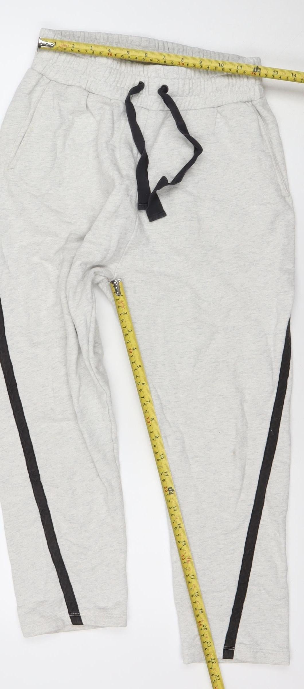 Rag & Bone Women’s Grey Cotton Sweatpants S Elastic Waist Drawstring