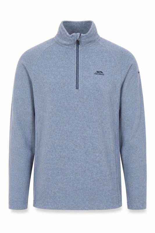 Trespass Men's Blue XS 1/4 Zip Lightweight Pullover Sweatshirt