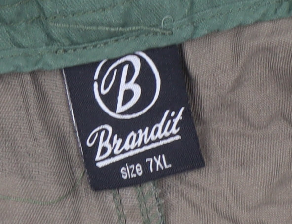 Brandit Men's Camouflage Cargo Shorts Green 7XL Cotton Military Style