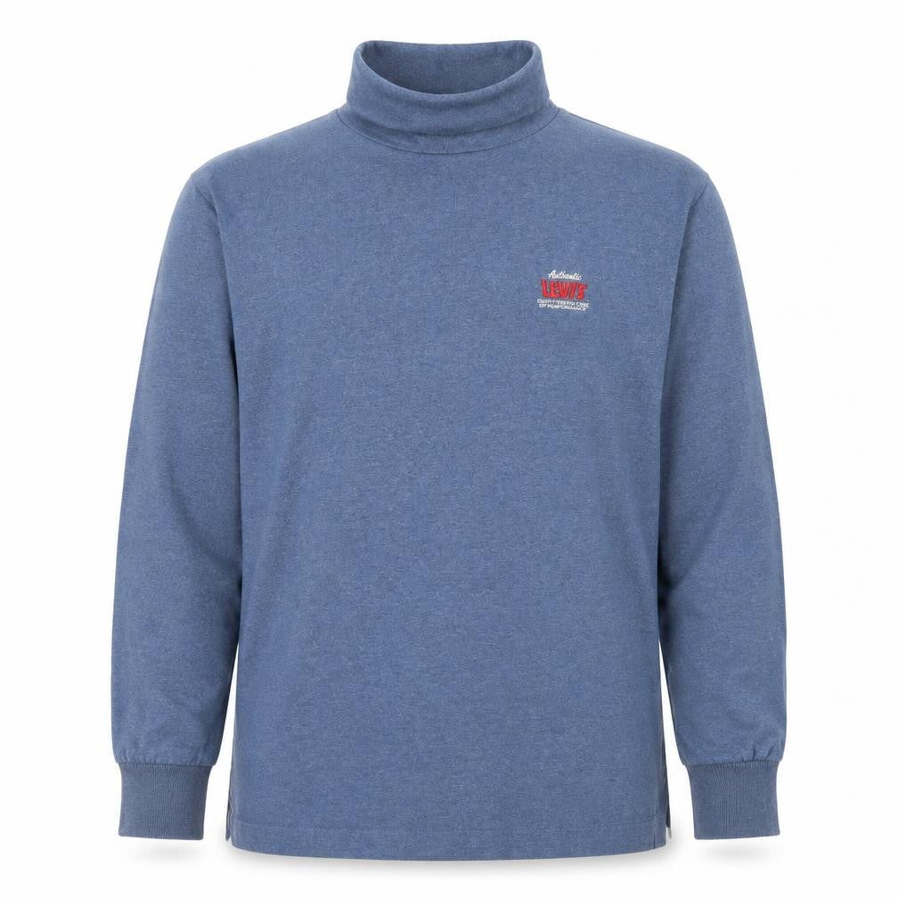 Levi's Men's Blue Long Sleeve Turtleneck Casual Shirt Size L