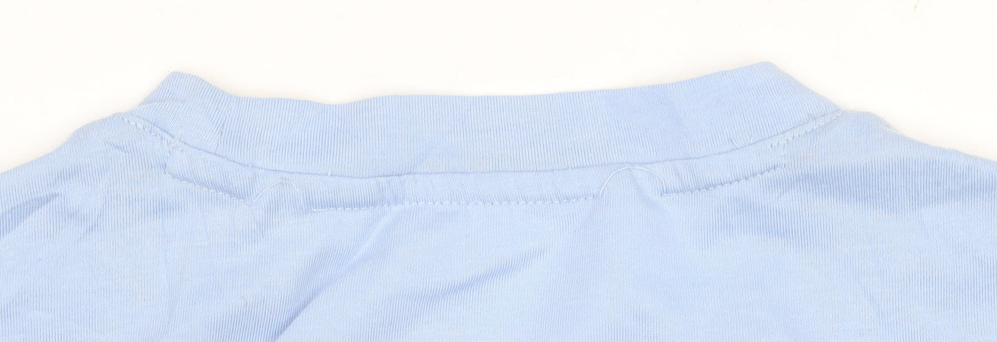 Champion Men's Blue Crew Neck Short Sleeve T-Shirt M
