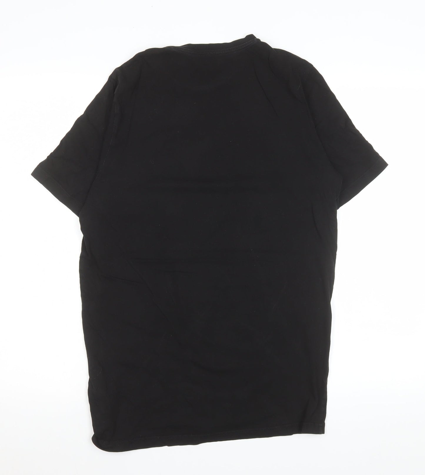 Puma Men's Black Small Graphic Logo Crew Neck Sports T-Shirt