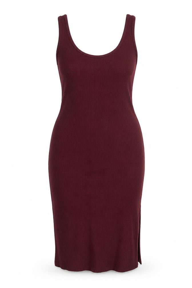 Dunnes Stores Women’s Red 2XL Sleeveless Knit Tank Dress