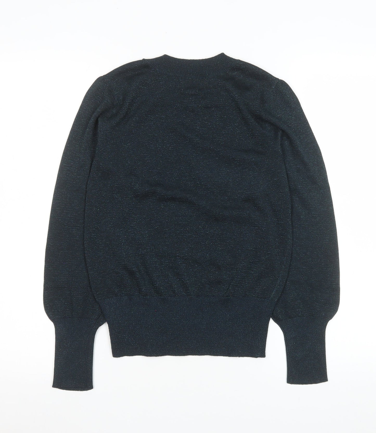 H&M Women’s Black XS Crew Neck Long Sleeve Knit Jumper