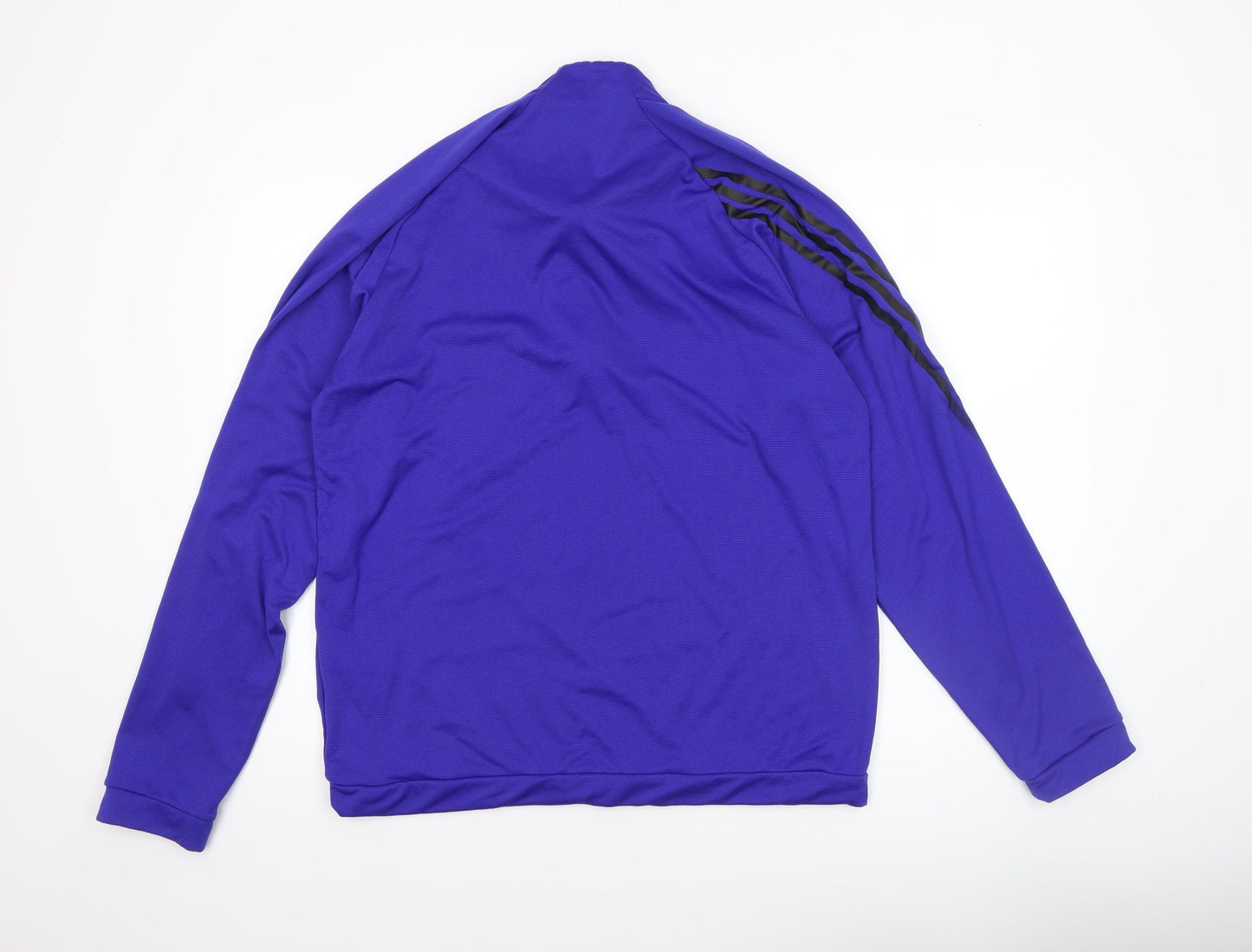Adidas Men's Purple 1/4 Zip Golf Sweatshirt M Regular Fit