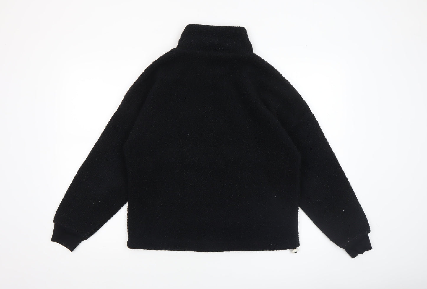 Dunnes Women’s Black Fleece 1/2 Zip Pullover Sweatshirt XS