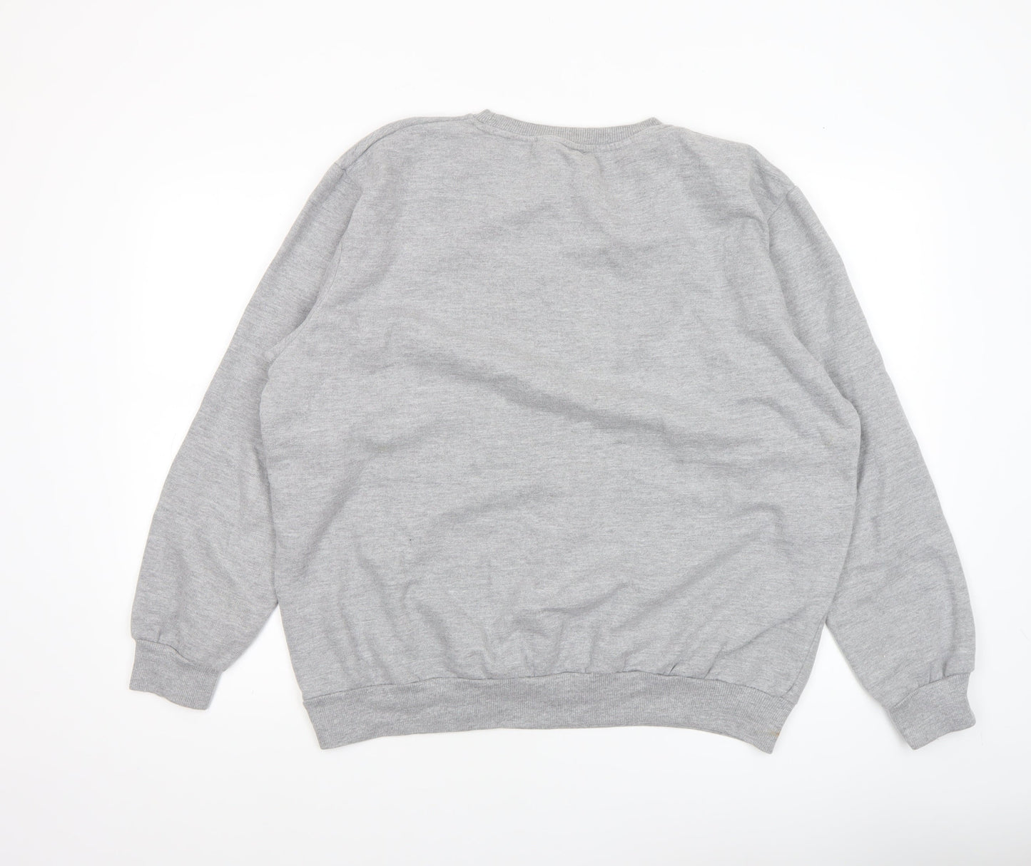 Disney Men’s Grey Mickey Mouse XL Crew Neck Sweatshirt
