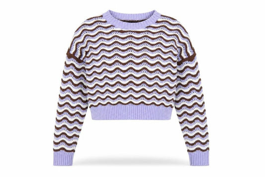 Hollister Womens Multicoloured Knit Crew Neck Pullover Jumper M