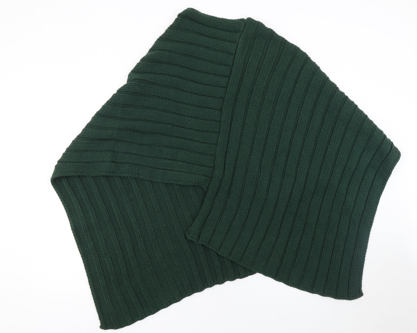 Accessorize Women Green Acrylic Cape Poncho M/L Knit Autumn Winter