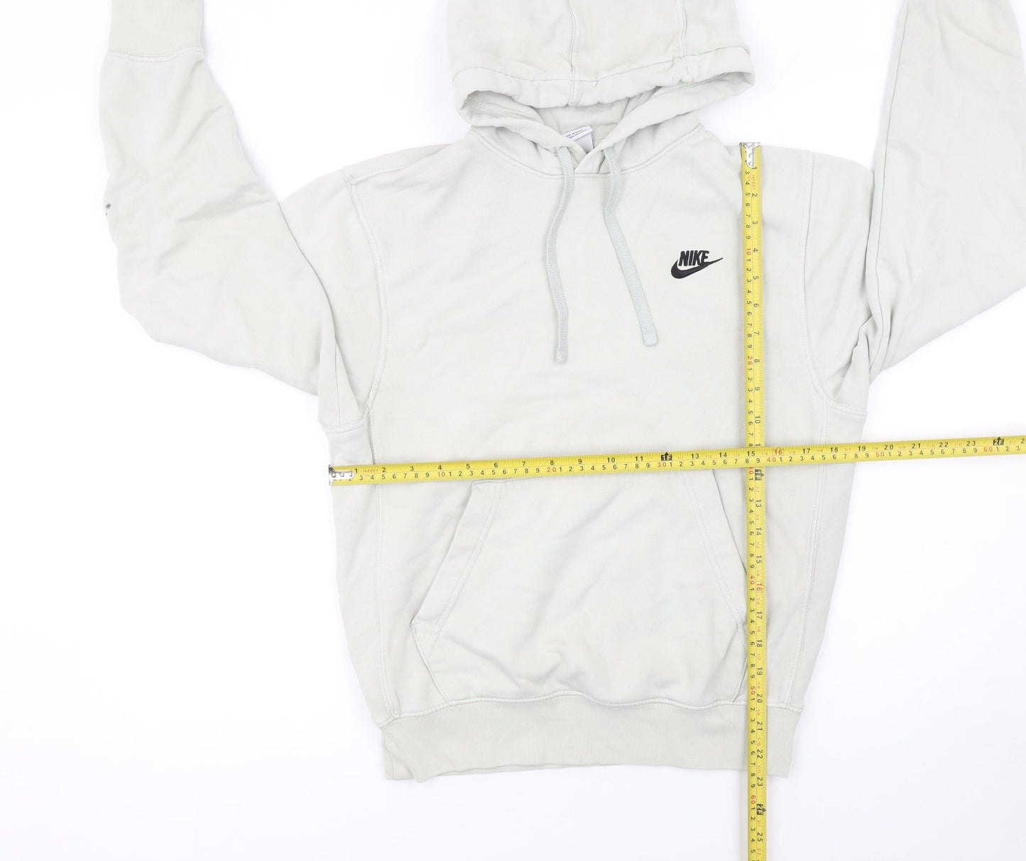 Nike Men's Beige Pullover Hoodie XS Fleece Sportswear