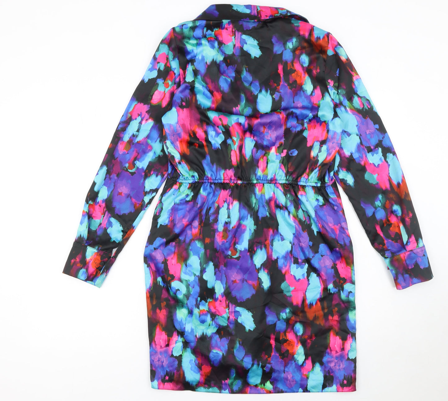 Gallery Womens Multicoloured Floral Wrap Dress Size 10