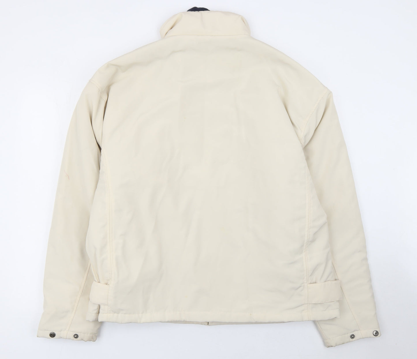 Roberto Sonelli Men's Beige XL Full Zip Lined Casual Jacket