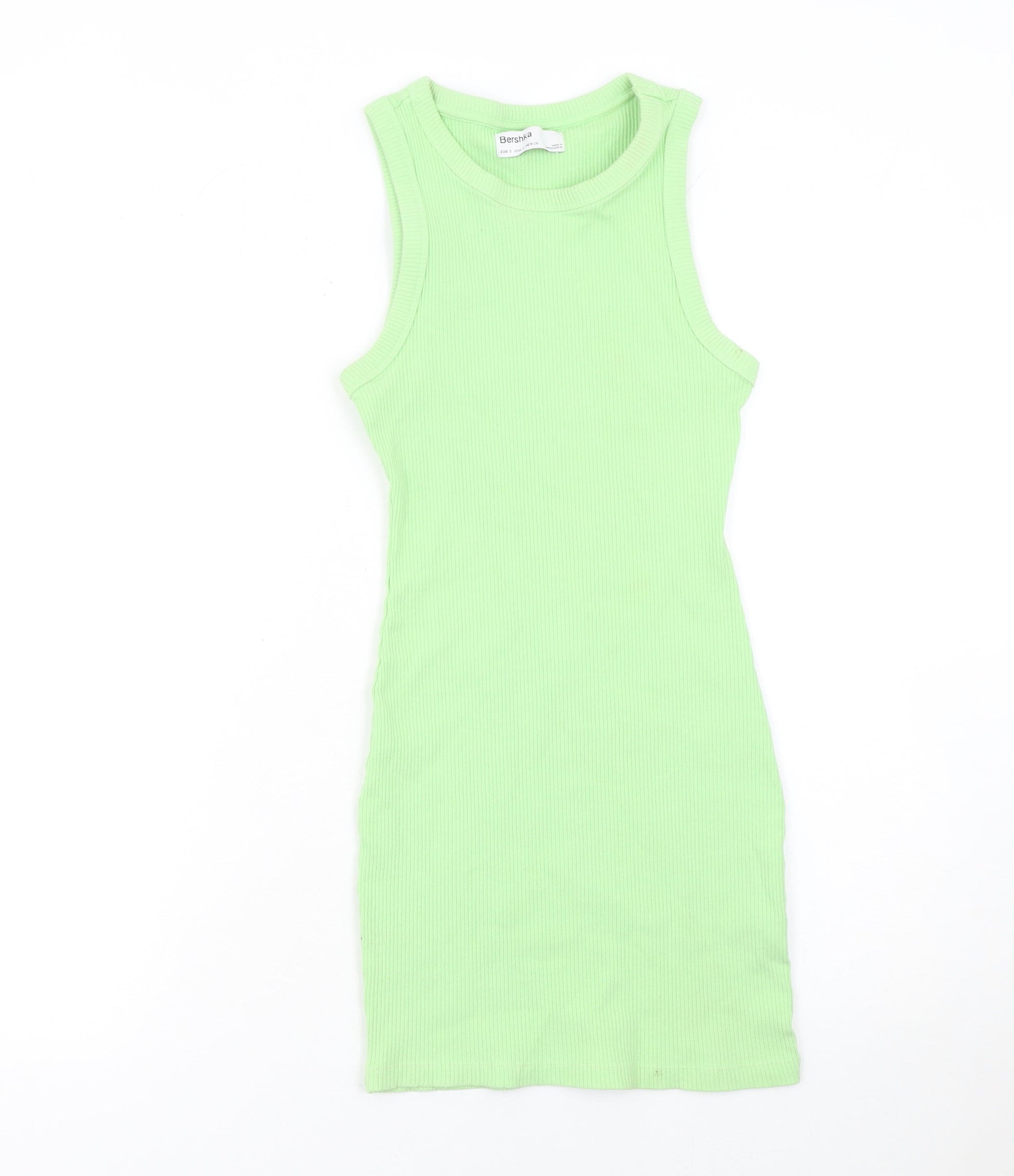 bershka ribbed dress Bershka ribbed stripe dress