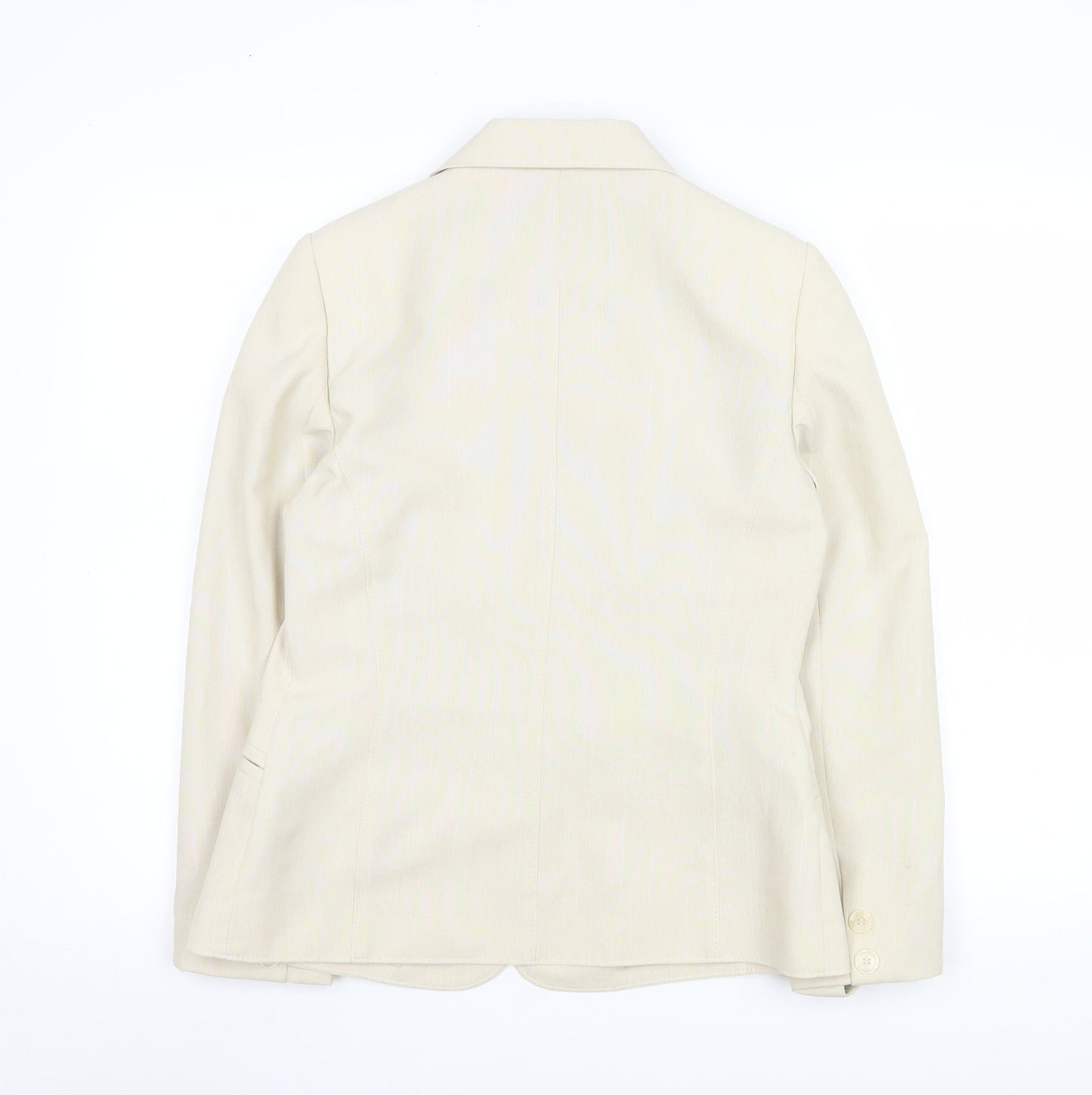 BHS Classics Women's Beige Tailored Single-Breasted Blazer Size 10