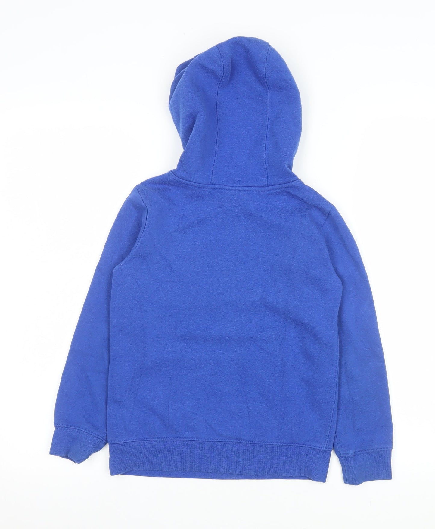 Nike Boys Blue Pullover Hoodie 6-7 Years Fleece Logo Sweatshirt