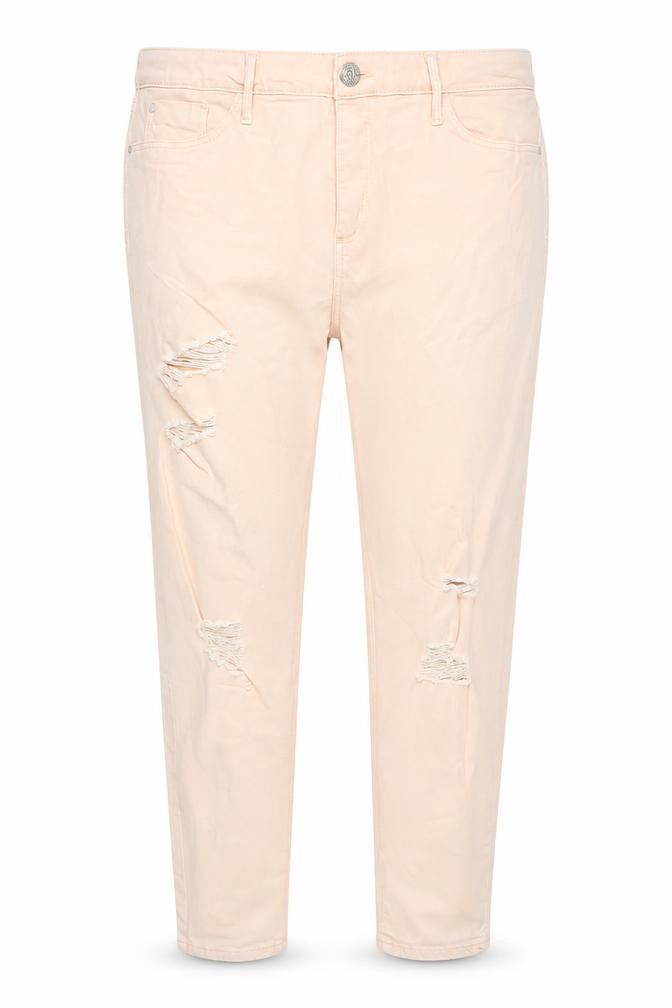 River Island Women’s Beige Distressed Skinny Jeans Size 16