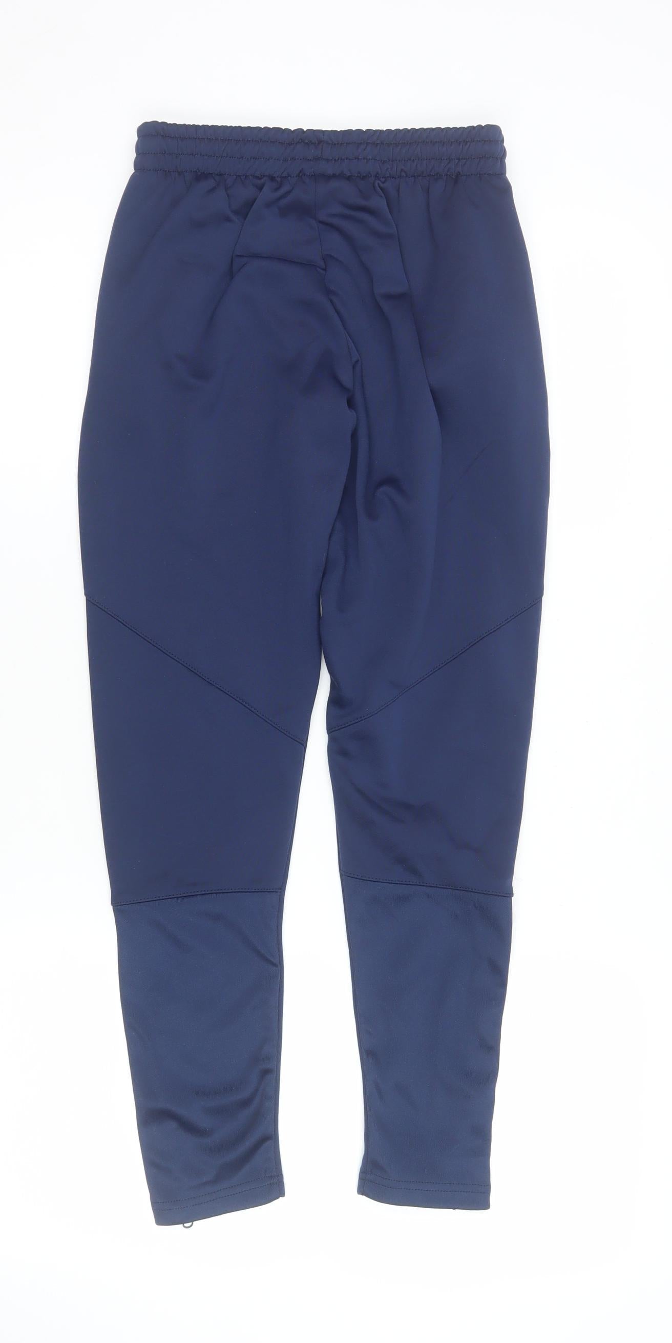 Stanno Teens Blue Track Pants Football Training Trousers Slim Fit Size 158