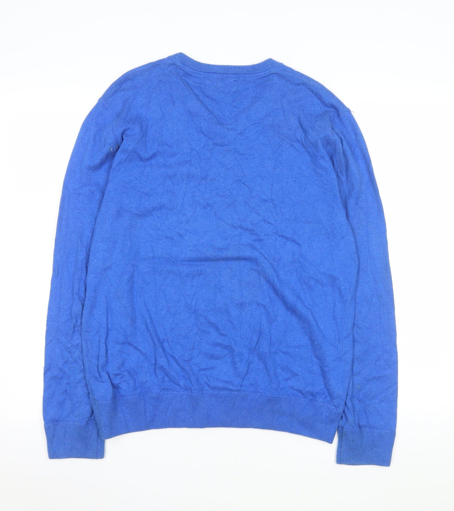 GAP Men’s Blue Cotton V-Neck Pullover Knit Sweatshirt Size M