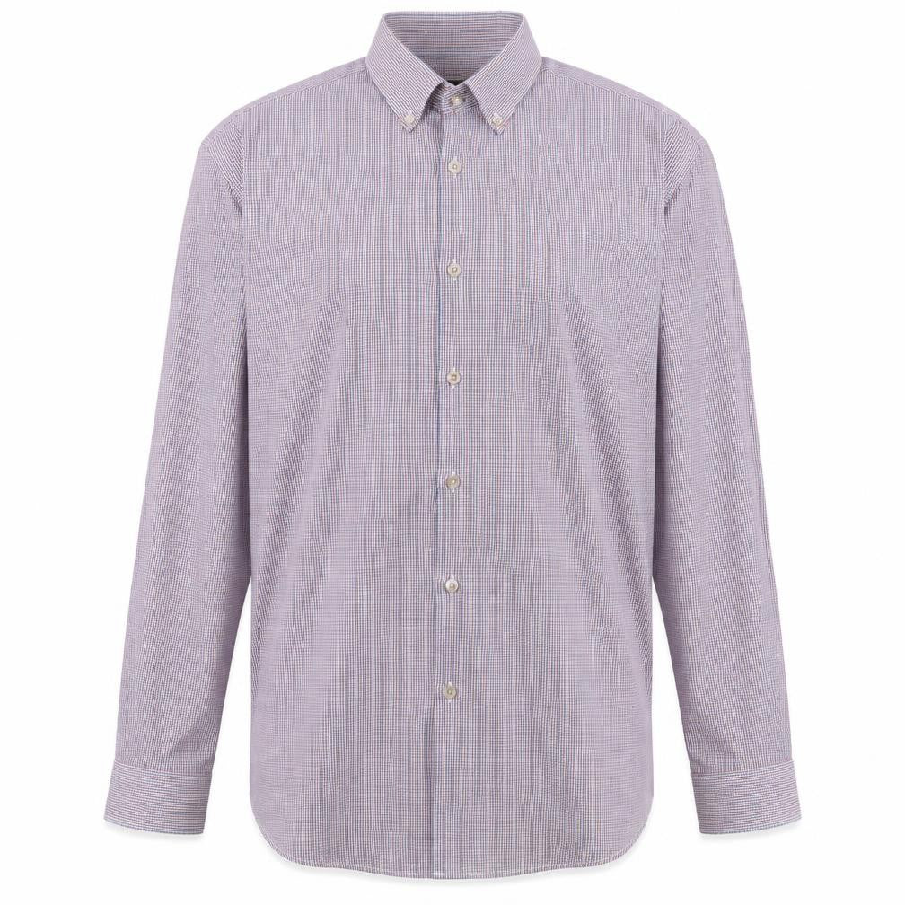 Cedar Wood State Men's Multicoloured 16.5 Slim Fit Check Formal Shirt