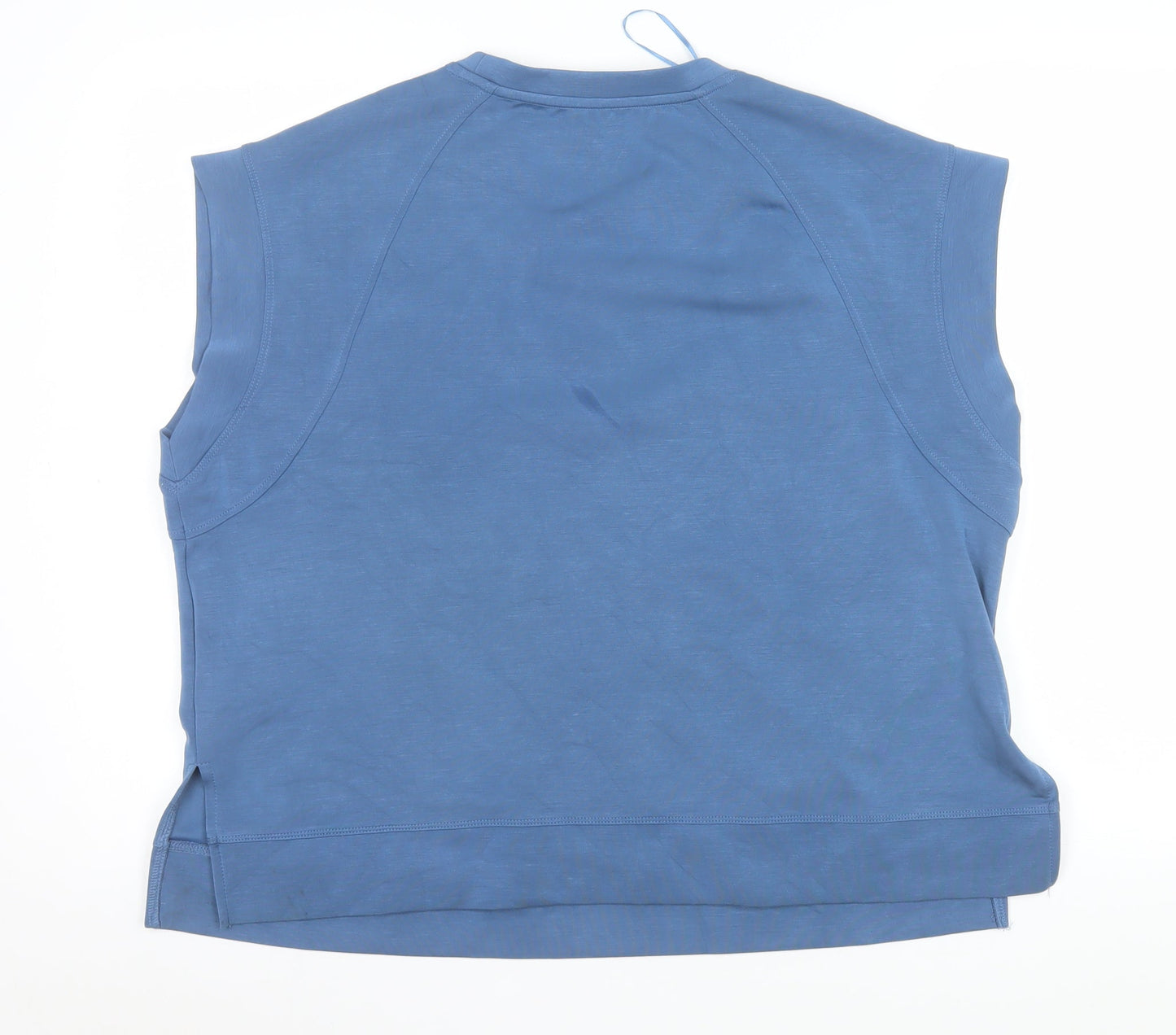 Helen Steele x Dunnes Stores Blue Sleeveless Basic T-Shirt Women’s L