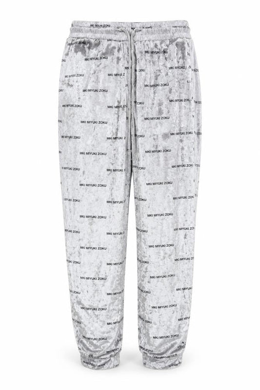 MKI Miyuki Zoku Grey Velour Jogger Sweatpants Women’s M