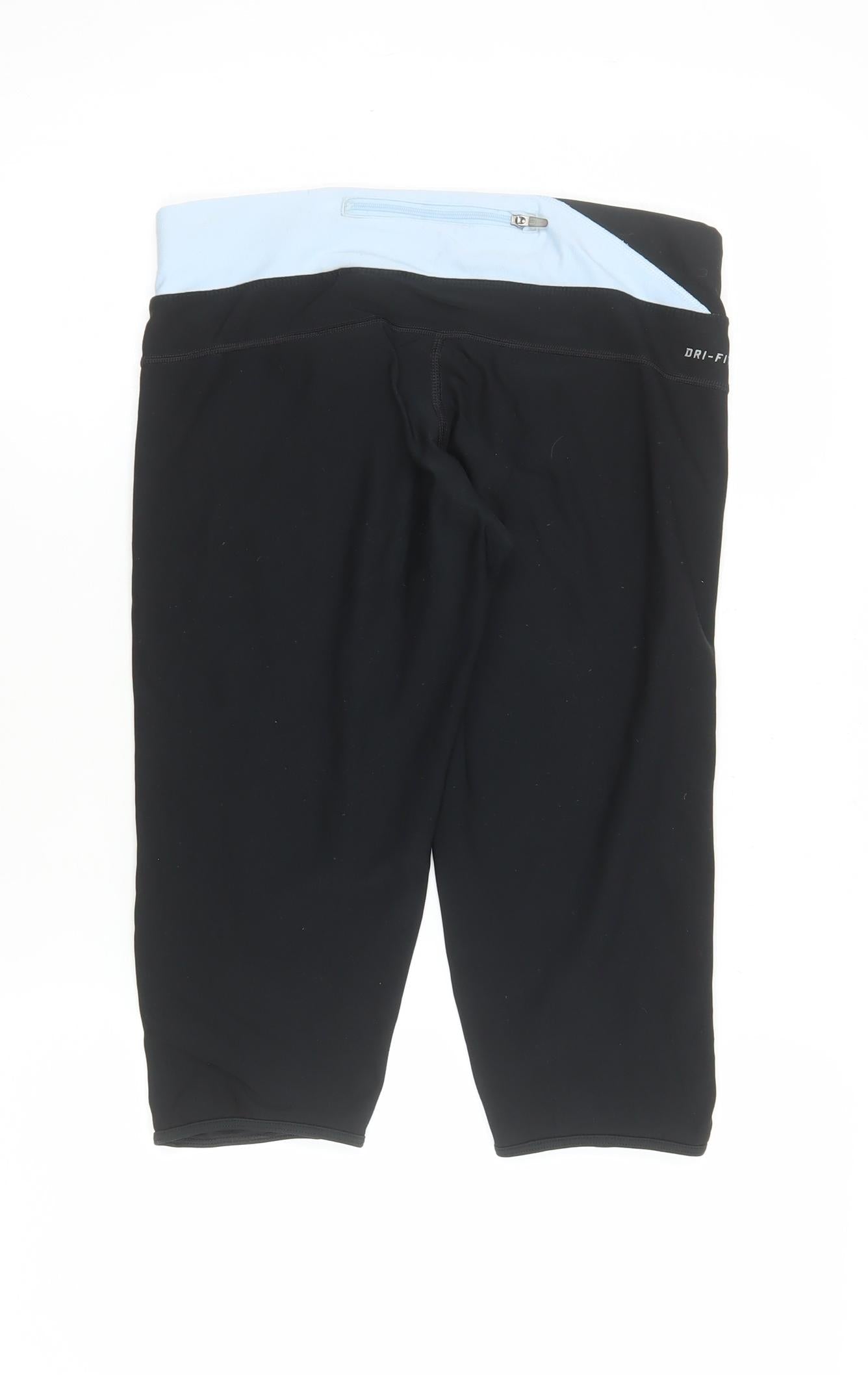 Nike Womens Black Dri-FIT Running Skort S Polyester Blend