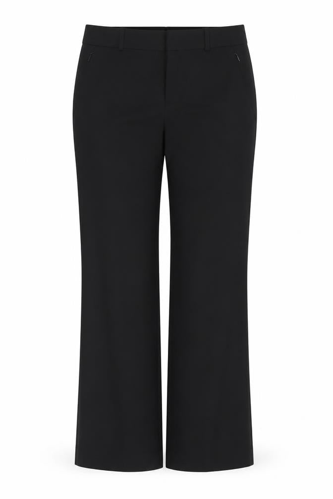 Dunnes Women's Black Dress Pants Size 10 Straight Leg Work Trousers