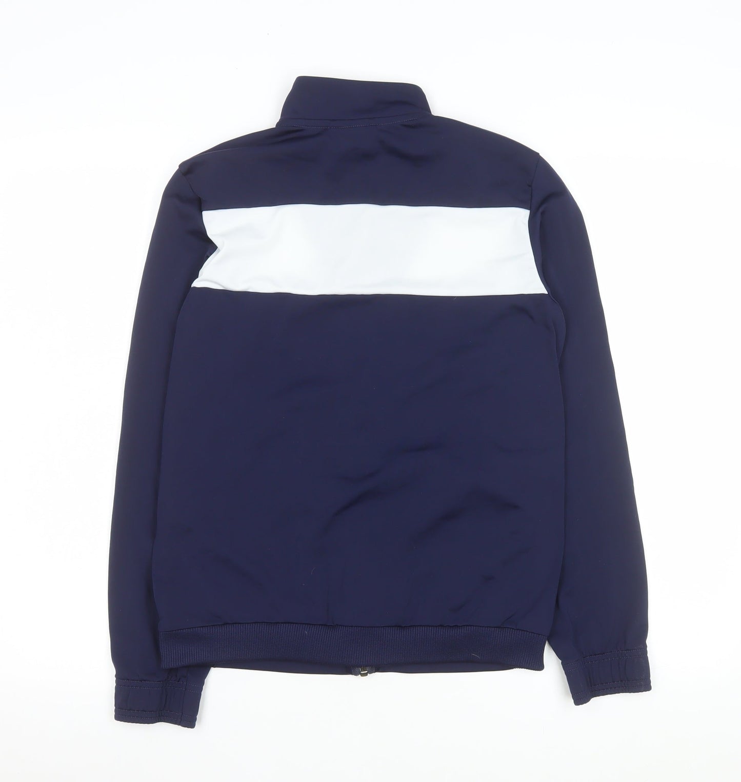 Puma Boys Blue Track Jacket 14 Years 164 Full Zip Colourblock Sports Top