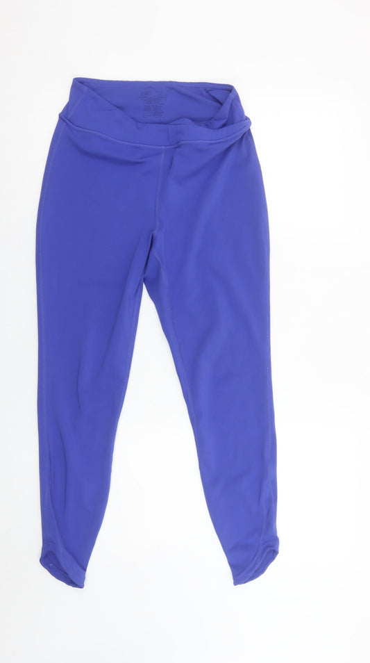 Dunnes Stores Women’s Blue Stretch Leggings Size M Slim Fit Activewear